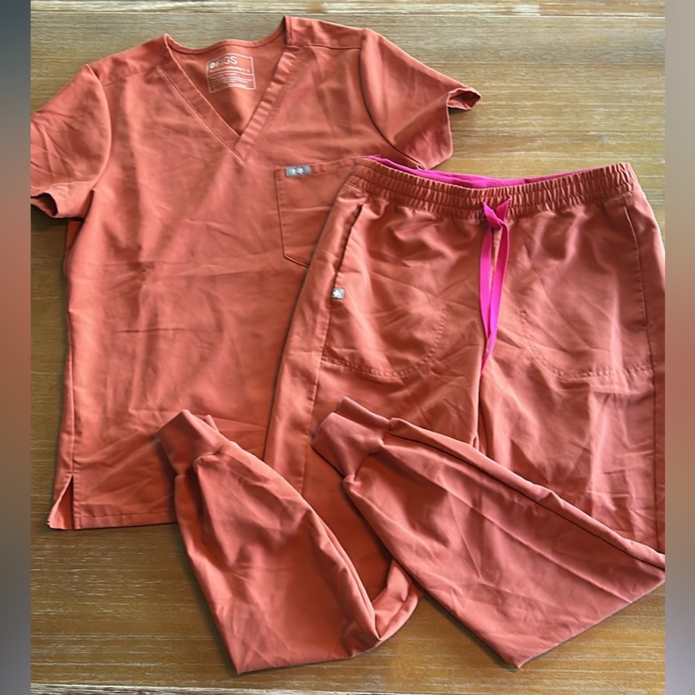 Figs Rust Scrub SET Small